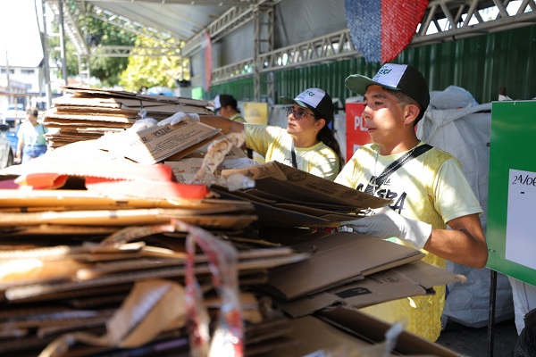 Sema ‘Recicla Galera chega a marca de 14 tonelada de residuos FOTO DIEGO PERES | Amazonas Notícias